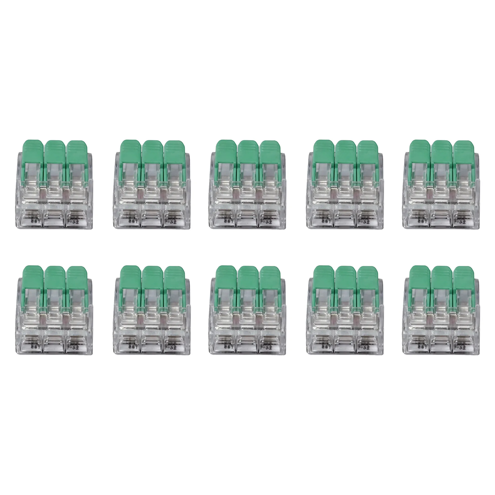 D0941  Additions 3 Way Quick Lever Connector Clear (10 Pack)